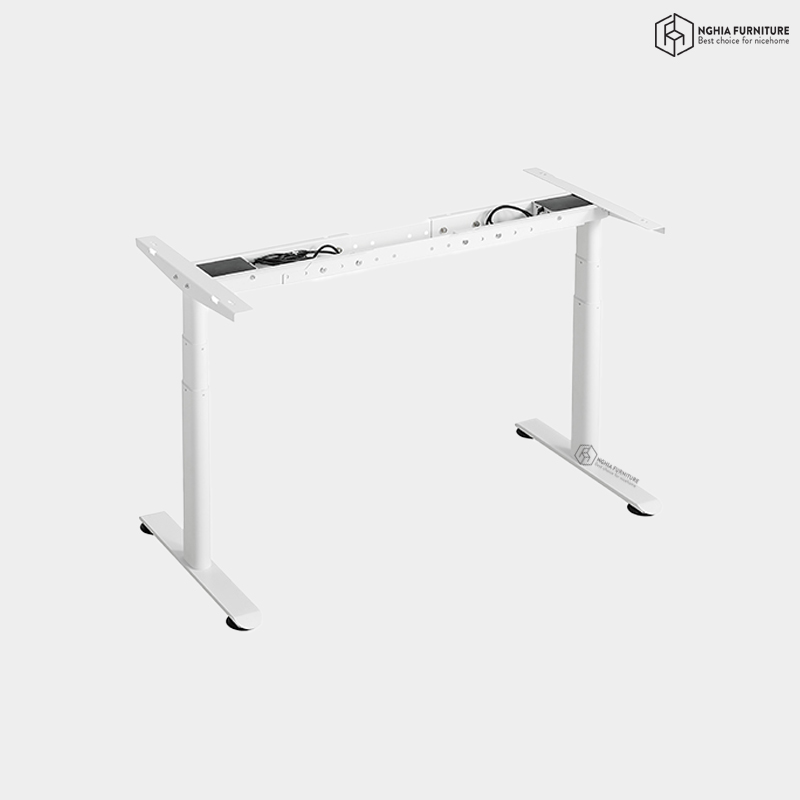 Chân bàn nâng hạ thông minh HiLeg T Pro - Trắng