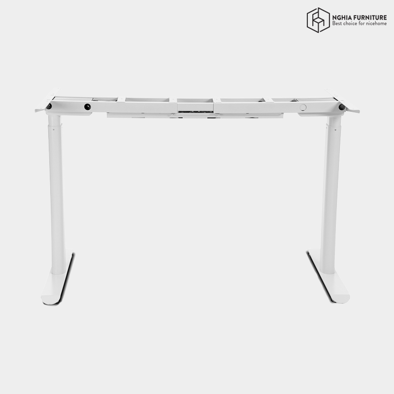 Chân bàn nâng hạ thông minh HiLeg T-Trắng