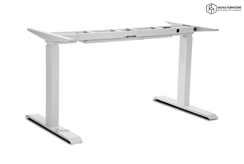 Chân bàn nâng hạ thông minh HiLeg V Pro- Trắng