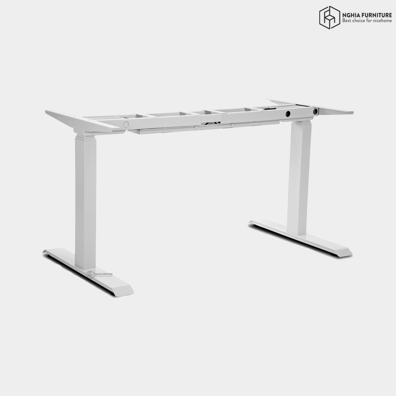 Chân bàn nâng hạ thông minh HiLeg V Pro-Trắng