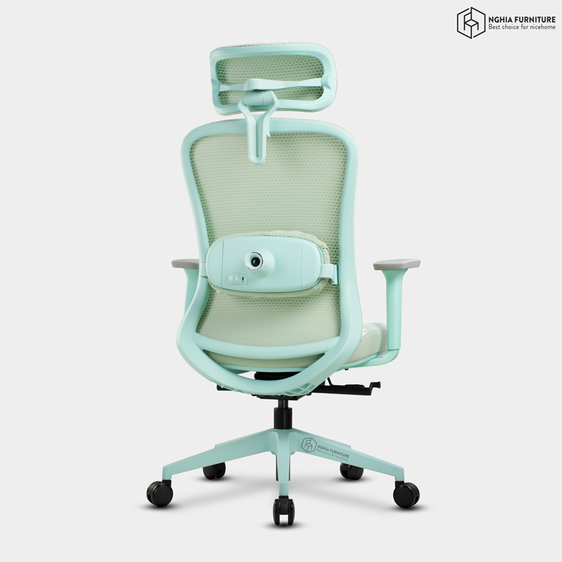 Ghế công thái học ErgoMass Classic Xanh