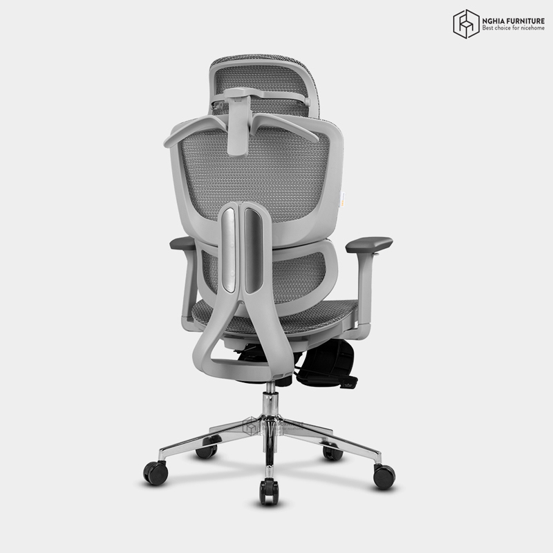 Ghế công thái học Ergonomic 07 Xám