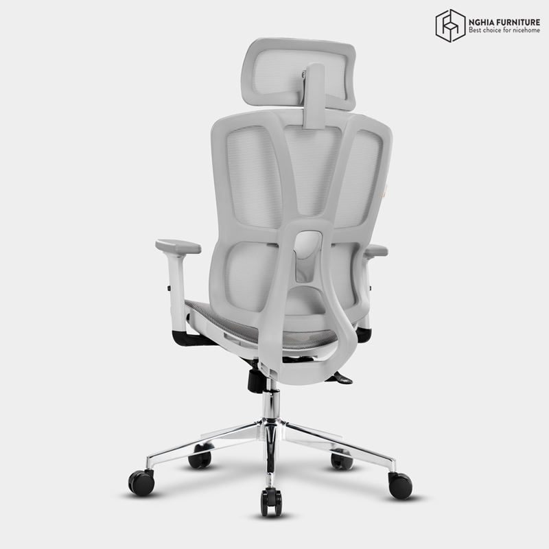 Ghế công thái học Joy-H Xám- Full lưới