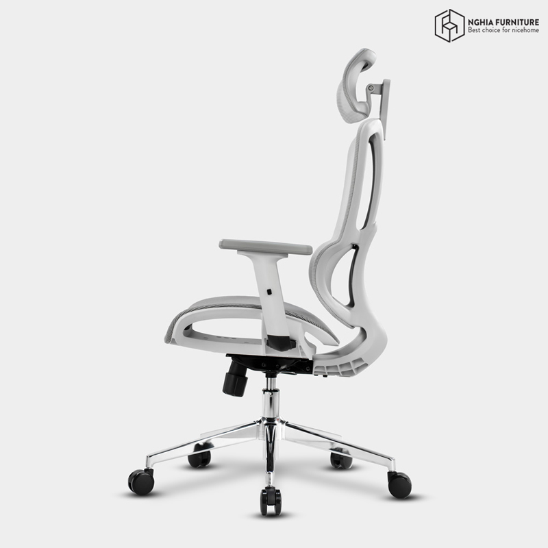 Ghế công thái học Joy-H Xám- Full lưới