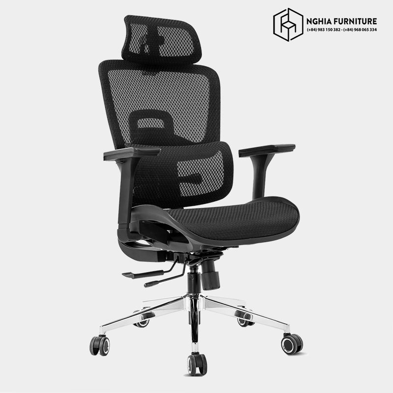 Ghế công thái học Mirai Pro Đen