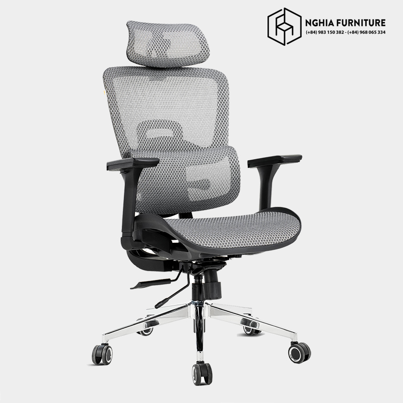 Ghế công thái học Mirai Pro Xám