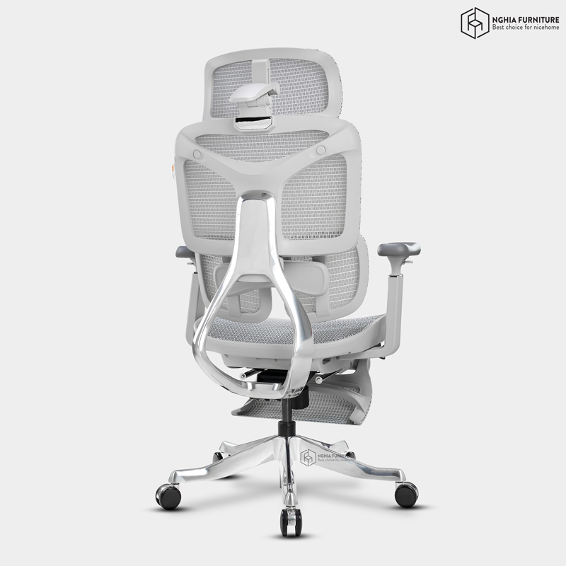 Ghế công thái học Yami Xám Super Mesh V2 - GC