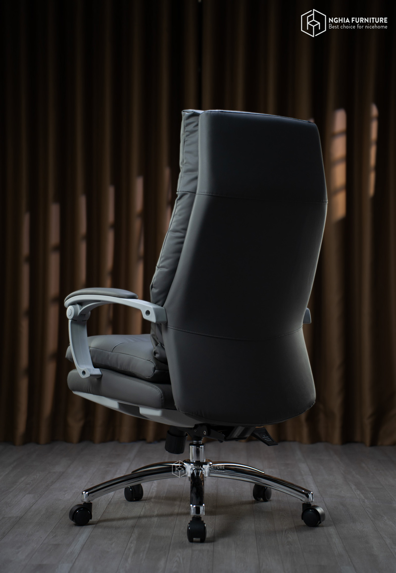 Ghế văn phòng Master Pro 05 Xanh Đen - Da Bò