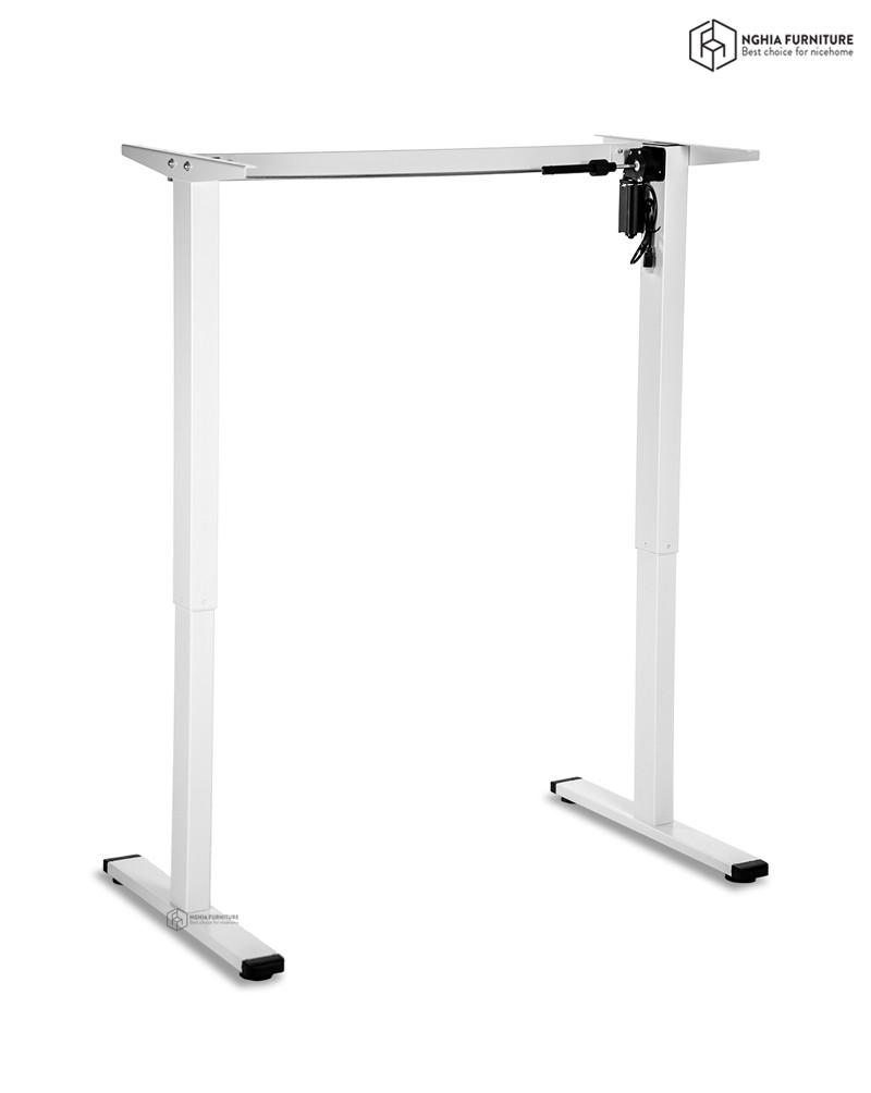 Chân bàn nâng hạ thông minh Stand V2- Trắng after