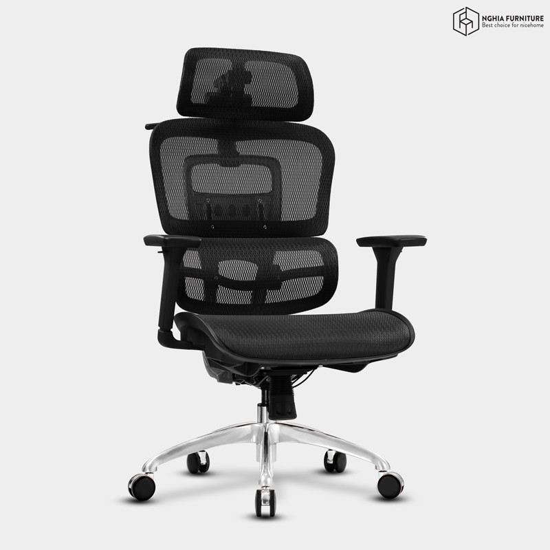 Ghế công thái học Caster V2 after