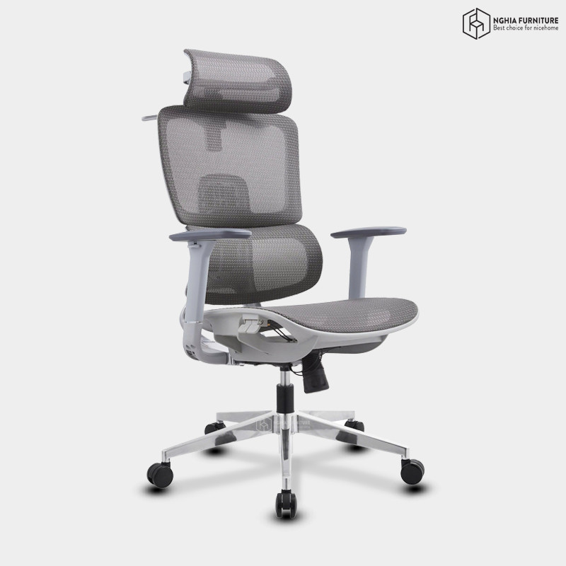 Ghế công thái học Kira Xám after