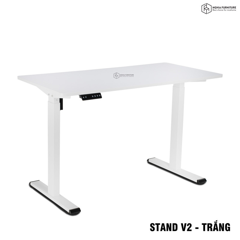 Chân bàn nâng hạ thông minh Stand V2 - Trắng after